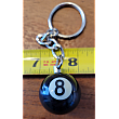 8-Ball Key Chain | Pool Ball Keychain Gift | NI8BK1