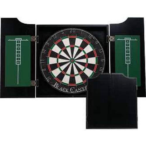40-0800 - Midnight Stained Wood Dart Cabinet