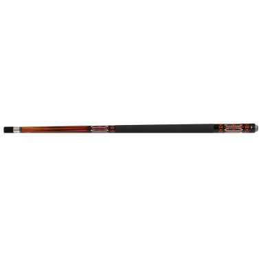 Cuetec 13-502  Imperial Series Natural Black Red Prongs Pool/Billiard Cue Stick 