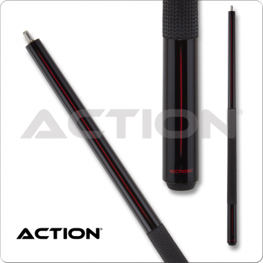 Action ABK05 Break Cue - 25oz  - Black with red stripe