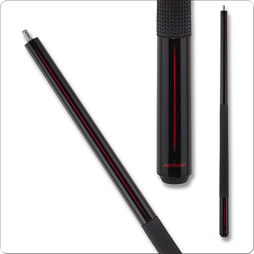 Action ABK05 Break Cue - 25oz  - Black with red stripe