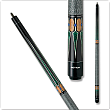 Action - Exotics 131 -  Black stain W/white & emerald-like green points & blue diamond