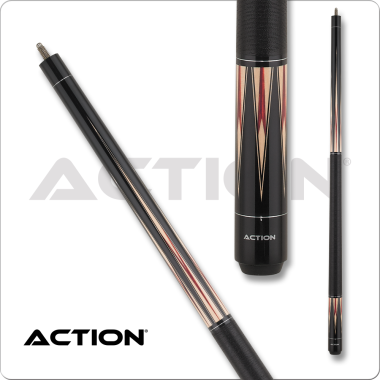 Action Exotic - Black w/ Maple & Cherry Points ACT156