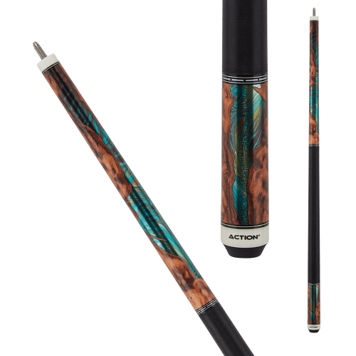 Action Fractal ACT160 Pool Cue teal