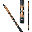 Action - Exotics 54 Pool Cue Elegant cue w/alternating b&w and turquoise designs