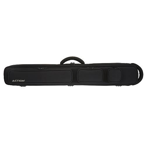 Action Sport ACX24 2x4 Soft Cue Case – Black Textured Cloth | Backpack Style