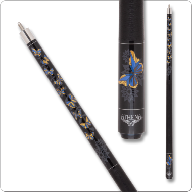 Athena ATH59 Cue geometric blue and gold butterflies