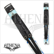 Athena ATHC19 2x2 Hard Case - White with light blue dragon fly and light blue diamond design