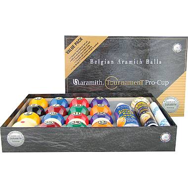 Aramith Tournament Pro Cup Value Pack Ball Set BBATVP