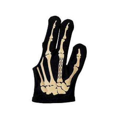 Voodoo BGLVOD Left-Hand Bridge Glove – Skeleton Design for Billiards