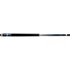 Cuetec - CT264 Pool Cue Black stained fiberglass with silver and white overlays