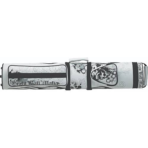 Action Case - Eight Ball Mafia - EBMC35E White with skull and tribal design
