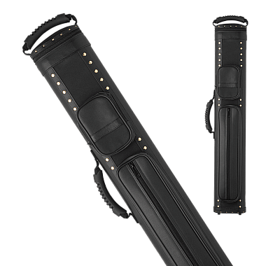 Elite ECP24 2x4 Prime Leather Hard Cue Case – Black
