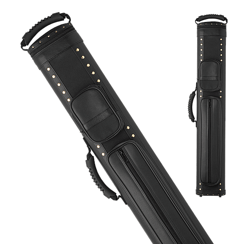 Elite ECP24 2x4 Prime Leather Hard Cue Case – Black