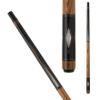 Elite - Prestige 33 Pool Cue - Black stained Maple with Zebrawood points https://www.cuesplus.com/store/image/cache/ep33-110x110.png 