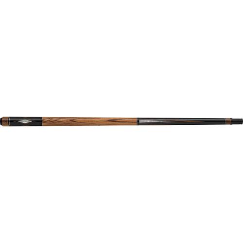 Elite - Prestige 33 Pool Cue - Black stained Maple with Zebrawood points 