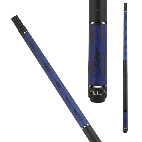 Elite EP42 Prestige Pool Cue | Blue Matte Finish & Tiger Tip
