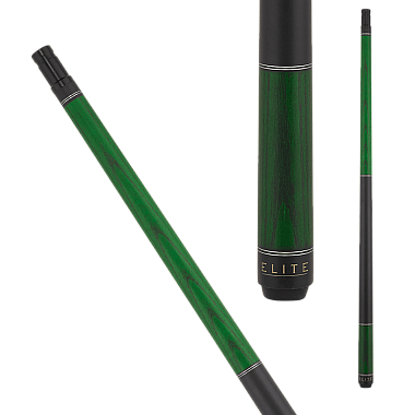 Elite EP43 Prestige Pool Cue | Green Matte Finish & Tiger Tip