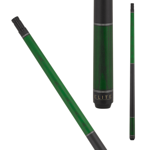 Elite EP43 Prestige Pool Cue Green stained with matte finish