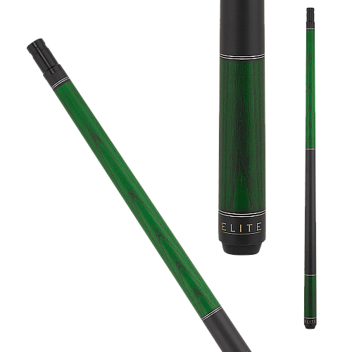 Elite EP43 Prestige Pool Cue | Green Matte Finish & Tiger Tip