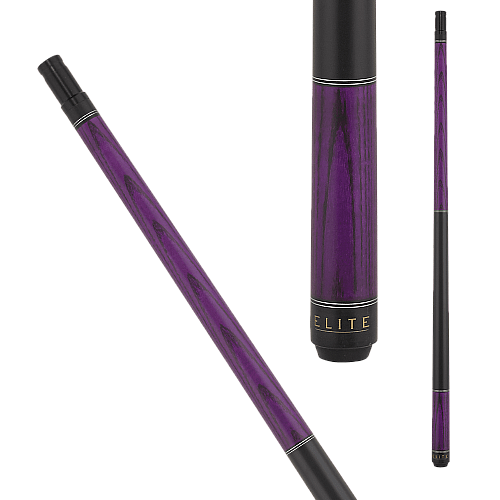 Elite EP45 Prestige Pool Cue | Purple Matte Finish & Tiger Tip