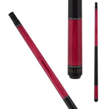 Elite EP46 Prestige Pool Cue - Pink stain with matte finish