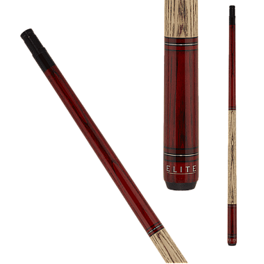 Elite EP54 Pool Cue Cherry stain with Matte Ashwood handle