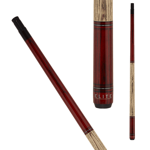 Elite EP54 Pool Cue Cherry stain with Matte Ashwood handle