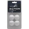 Action FBSBP Smooth Foosball 4-Pack - White Replacement Balls