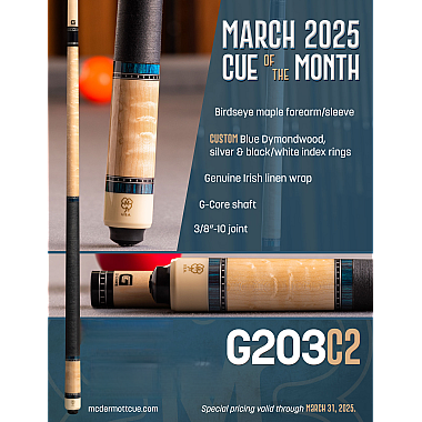 G203C2 March 2025 Cue of the Month COTM