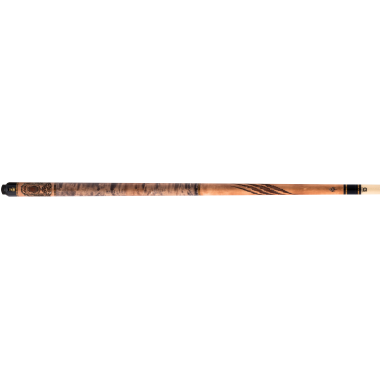 McDermott Wildfire Series Pool Cue G339 Wildfire 3D "Grizzly Bear" laser engraving