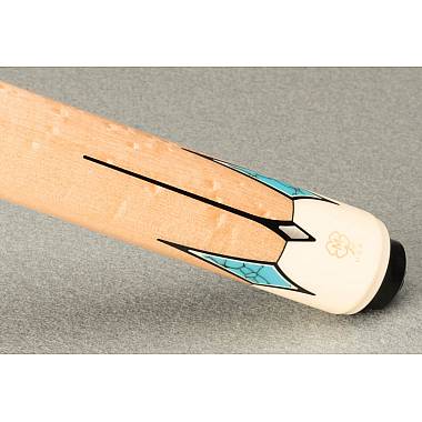 McDermott - G411 Pool Cue - Rosewood, pewter and turquoise 