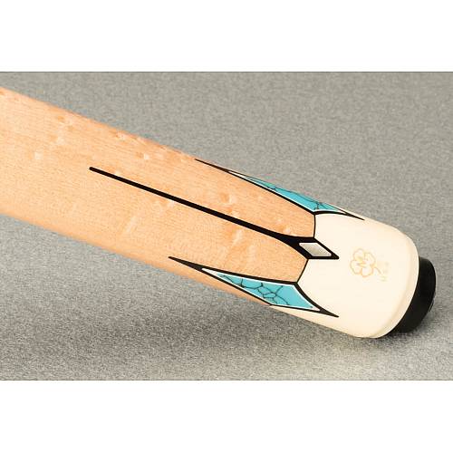 McDermott - G411 Pool Cue - Rosewood, pewter and turquoise McDermott - G411 Pool Cue - Rosewood, pewter and turquoise