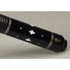 McDermott - G502 Pool Cue with four recon ebony inlaid points which have pearl notched diamonds McDermott - G502 Pool Cue with four recon ebony inlaid points which have pearl notched diamonds