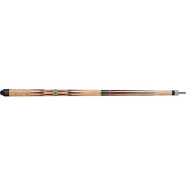 McDermott - G708 Pool Cue Birdseye Maple with Cocobolo points and Green burl diamond inlays
