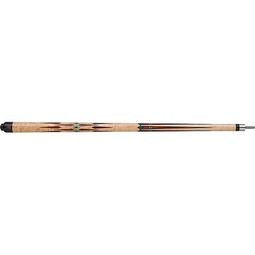McDermott - G708 Pool Cue Birdseye Maple with Cocobolo points and Green burl diamond inlays