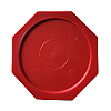 2.25" Red Octagon Air Hockey Puck - GAPKO Commercial-Grade Style (Single)