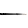 Griffin - GR-24 - Dark gray stained Pool Cue ebony and ivory alternating overlaid points