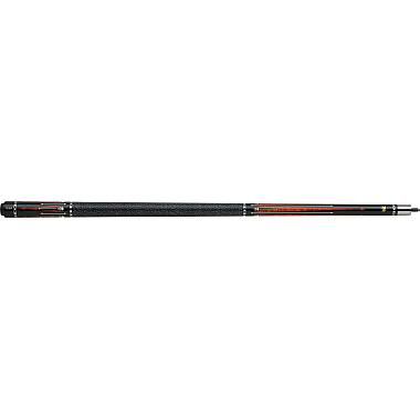 Griffin - GR-30 Pool Cue Black stain, floating white spears, encasing white skull