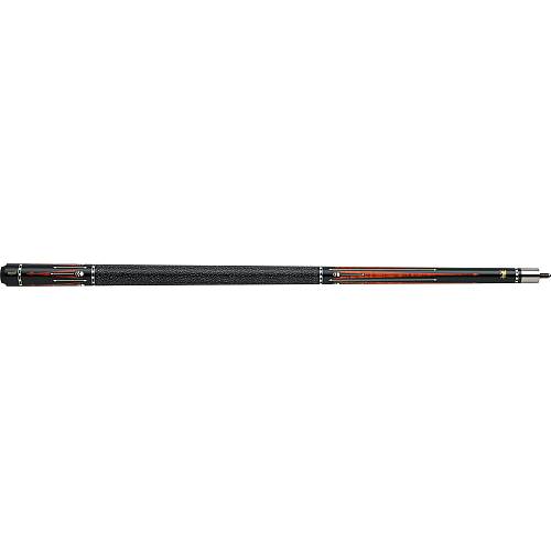 Griffin - GR-30 Pool Cue Black stain, floating white spears, encasing white skull