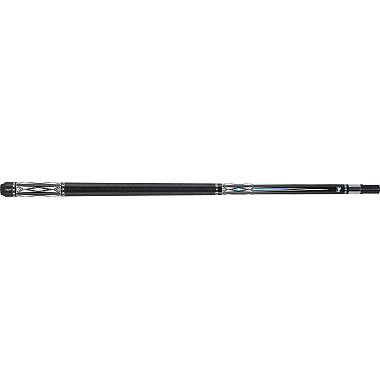 Griffin GR40 Pool Cue - Jet black with cream and mirror overlaid points