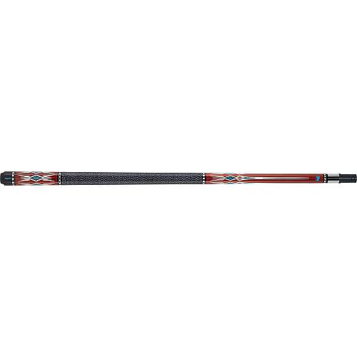 Griffin GR41 Pool Cue -  Cherry stained maple, cream points and turquoise overlay