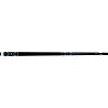 Griffin GR42 Pool Cue - Black with turquoise points and white diamond overlay