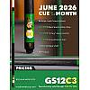 GS12C3 June 2026 Cue of the Month | Birdseye Maple Pool Cue