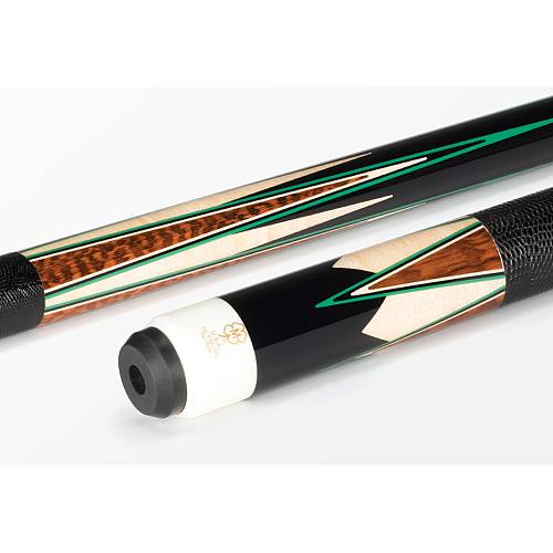 McDermott - H1752 snakewood & maple forearm/sleeve points with bone, black & green veneers
