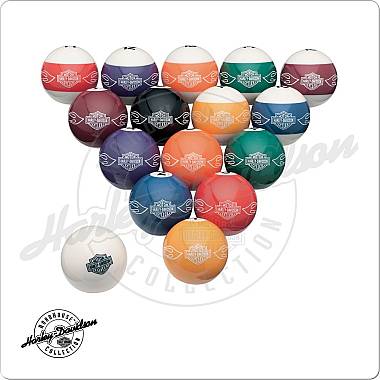 Harley-Davidson Bar & Shield Billiard Ball Set – Official 2 1/4" Regulation Size HDBS 