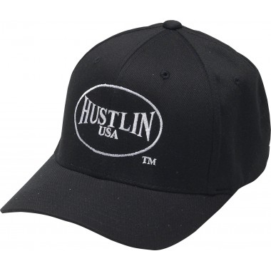 Hustlin USA Baseball Hat - Black Only