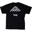 Hustlin Black T Shirt 8 Ball Rack HUST01
