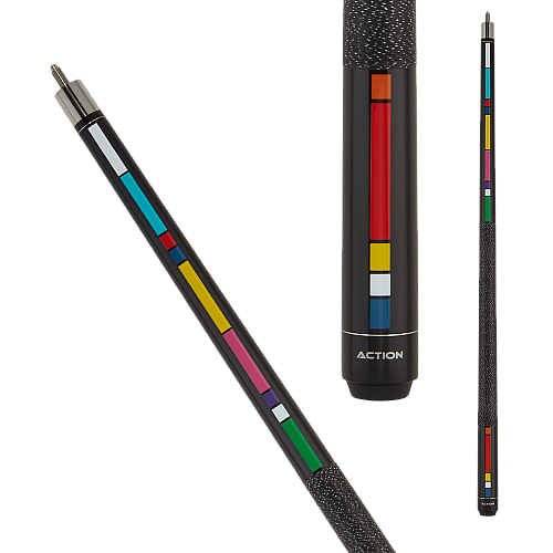 Action IMP14 Impact Series Pool Cue | Multi-Color Block Design Action IMP14 Impact Series Pool Cue | Multi-Color Block Design