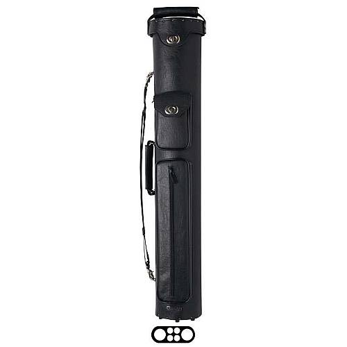 Instroke ISPR24 Premier 2x4 Hard Cue Case – Black Vinyl Oval | Top-Tier Protection